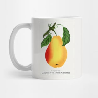 Clapp's Favorite pear lithograph (1900) Mug